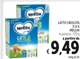 Spazio Conad Mellin latte crescita 3 o 4 offerta