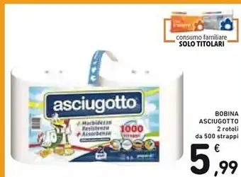 Spazio Conad Paperdì bobina asciugotto offerta