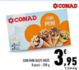 Conad Conad coni mini gusti misti offerta
