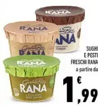 Conad Rana dughi e pesti freschi offerta