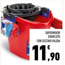 Conad Vileda supermocio completo con secchio offerta