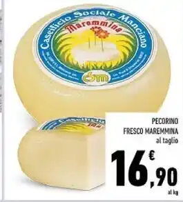 Conad Maremmina pecorino fresco offerta