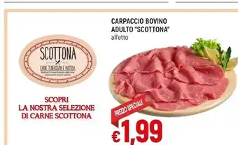Famila Carpaccio bovino adulto scottona offerta