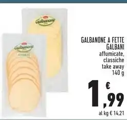 Conad City Galbani galbanone a fette offerta
