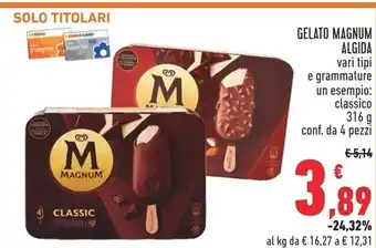 Conad Algida gelato magnum offerta