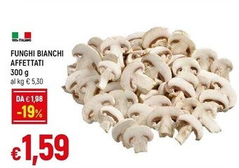 Famila Funghi bianchi affettati offerta