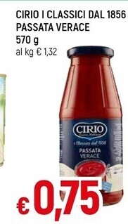 Famila Cirio i classici dal 1856 passata verace offerta