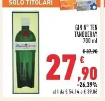 Conad Tanqueray gin n' ten offerta