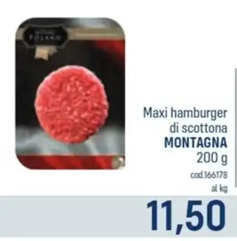 Maxi hamburger di scottona MONTAGNA 200 g