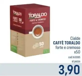 Cialde CAFFÈ TORALDO forte e cremoso x50