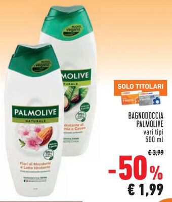Conad BAGNODOCCIA PALMOLIVE vari tipi 500 ml offerta