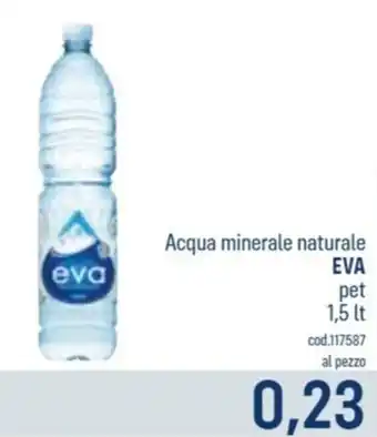 Acqua minerale naturale EVA pet 1,5 lt