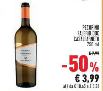 Conad PECORINO FALERIO DOC CASALFARNETO 750 ml offerta