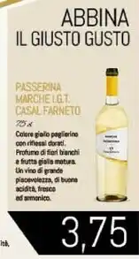 Conad Casalfarneto passerina marche i.g.t offerta