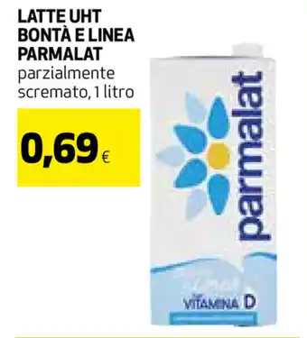 Coop Parmalat Bontà e Linea Latte UHT 1 litri offerta