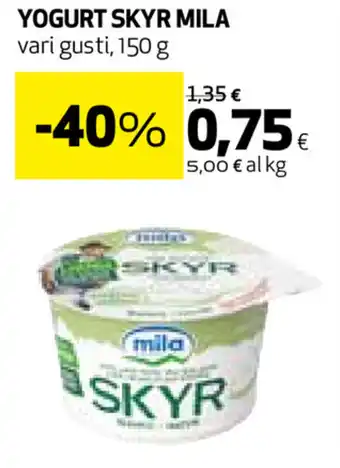 Coop Mila Skyr Yogurt 150g offerta