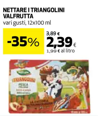 Coop Valfrutta Nettari I Triangolini 12x100ml offerta