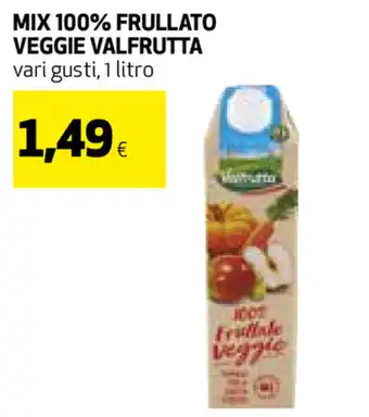Coop Valfrutta Mix 100% Frullato Veggie 1 litro offerta