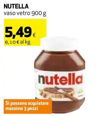 Coop Nutella 900g offerta