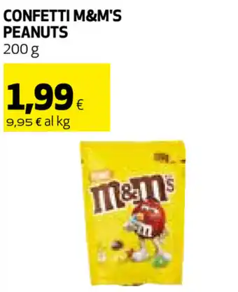 Coop m&m's Peanuts Confetti 200g offerta