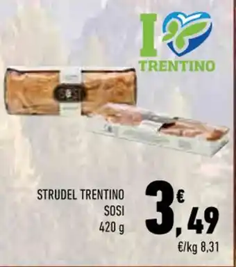 Conad STRUDEL TRENTINO SOSI 420 g offerta