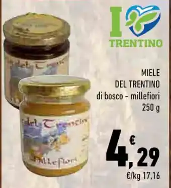 Conad MIELE DEL TRENTINO 250 g offerta