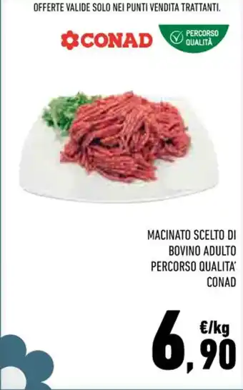 Conad MACINATO SCELTO DI BOVINO ADULTO PERCORSO QUALITA' CONAD offerta