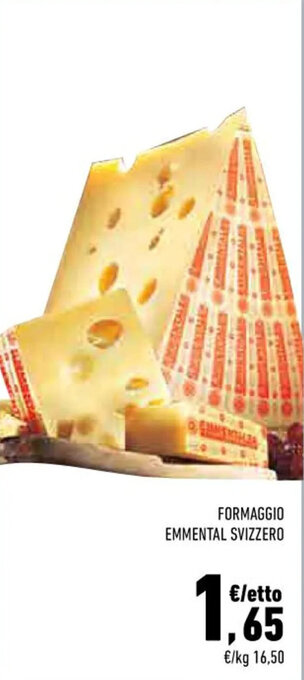 Conad FORMAGGIO EMMENTAL SVIZZERO offerta