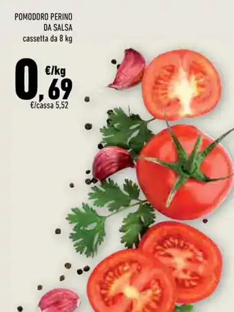 Conad POMODORO PERINO DA SALSA cassetta da 8 kg offerta