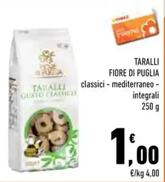 Conad TARALLI FIORE DI PUGLIA 250 g offerta