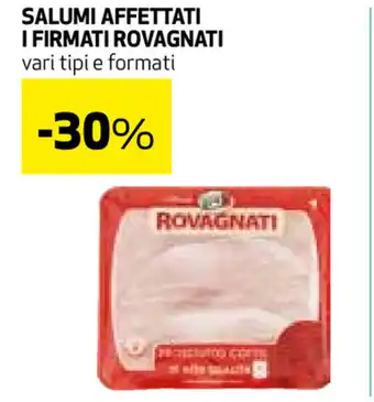 Coop -30% Rovagnati Salumi Affettati I Firmati offerta