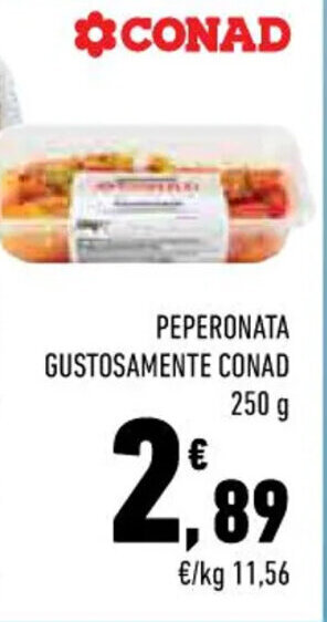 Conad Peperonata Gustosamente Conad 250 g offerta