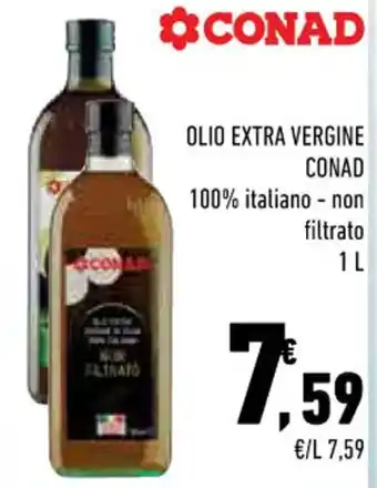 Conad OLIO EXTRA VERGINE CONAD 1 l offerta