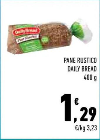 Conad PANE RUSTICO DAILY BREAD 400 g offerta