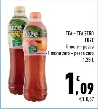 Conad TEA - TEA ZERO FUZE 1,25 l offerta