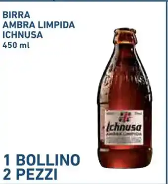 Conad BIRRA AMBRA LIMPIDA ICHNUSA 450 ml offerta