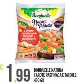 Supermercato Pollio BONDUELLE NATURA CAROTE PASTINACA E TACCOLE 450 GR offerta