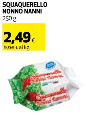 Coop Nonno Nanni Squaquerello 250g offerta