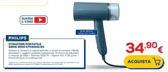 Euronics PHILIPS STIRATORE PORTATILE SERIE 3000 STH3000/20 offerta