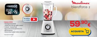 Euronics Moulinex blendforce 2 Frullatore LM4351 offerta