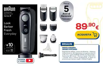 Euronics BRAUN REGOLABARBA SERIES 9 BT9420 offerta