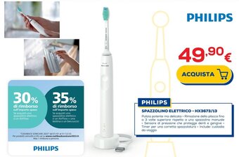 Euronics PHILIPS SPAZZOLINO ELETTRICO - HX3673/13 offerta
