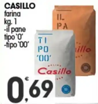 Quick Sisa CASILLO farina kg. 1 offerta