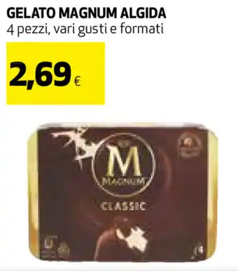 Coop Algida Magnum Gelato 4 pezzi offerta