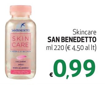 Spak Supermercati Skincare SAN BENEDETTO ml 220 offerta