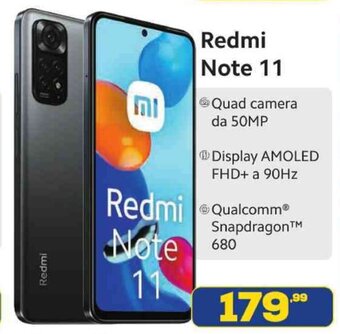 Euronics Xiaomi Redmi Note 11 offerta