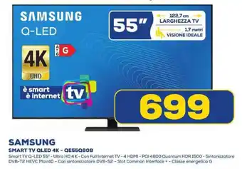 Euronics SAMSUNG SMART TV QLED 4K - QE55Q80B offerta