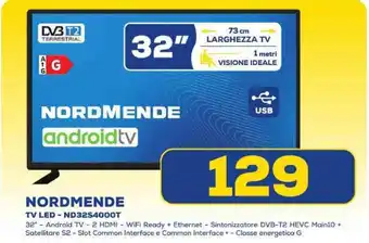 Euronics NORDMENDE TV LED - ND32S4000T offerta