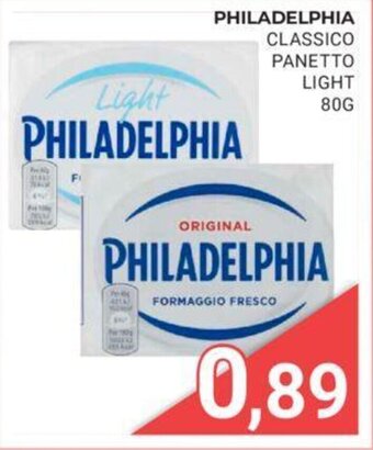 Eté PHILADELPHIA CLASSICO PANETTO LIGHT 80G offerta
