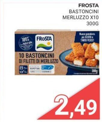 Eté FROSTA BASTONCINI MERLUZZO X10 300G offerta